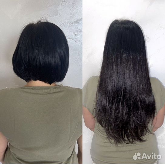 Наращивание волос,снятие наращенных волос