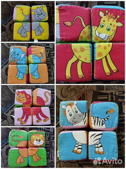 Кубик детские мягкие