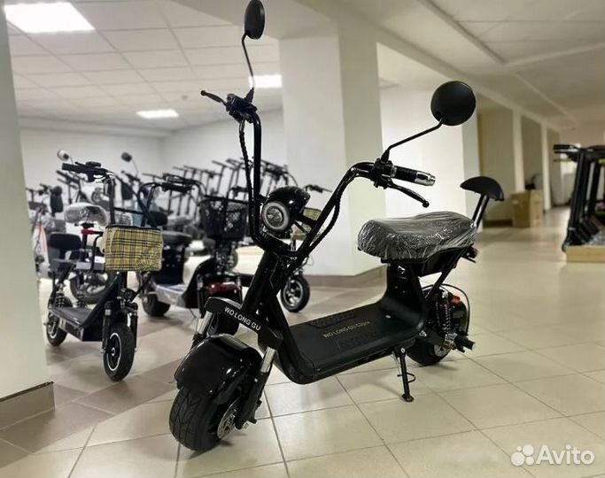 Электрический мини скутер Wo Long C2 Pro