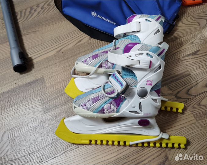 Коньки детские раздвижные Nordway, почти новые