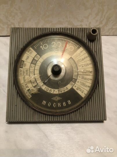 Термометр-календарь СССР