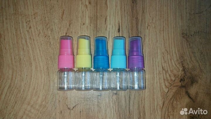 Пластиковые флаконы с распылителем, 5мл