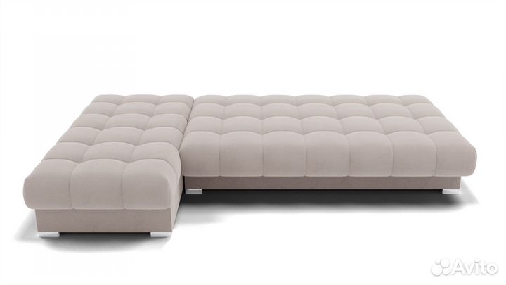 Диван угловой Фиеста-2 ножки хром горизонтальные