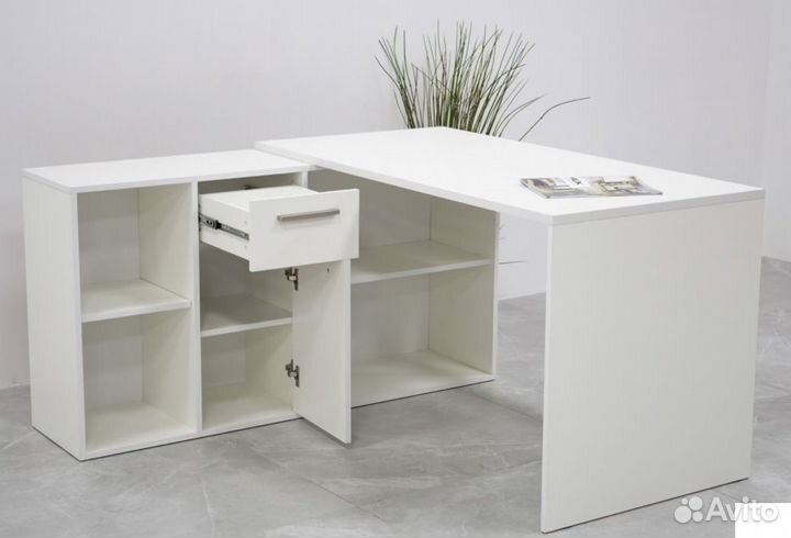 Угловой прямой компьютерный стол новый