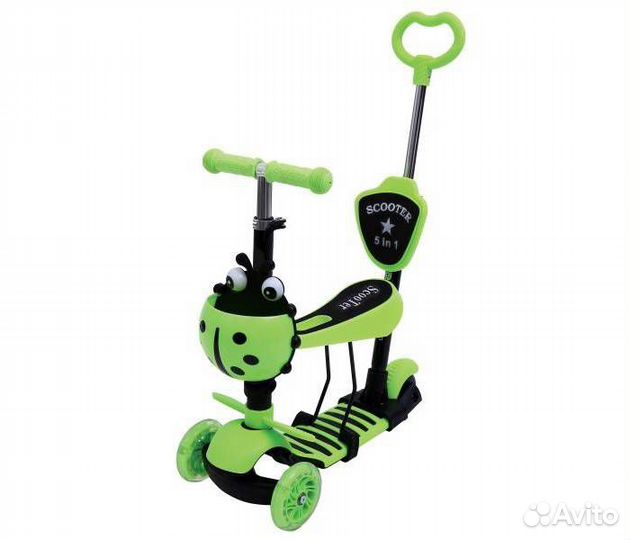 Самокат 3 кол. next, 3в1