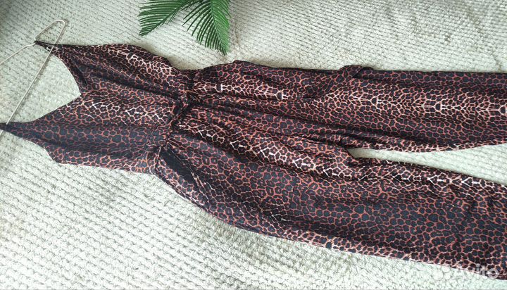 Комбинезон женский летний леопардовый 44