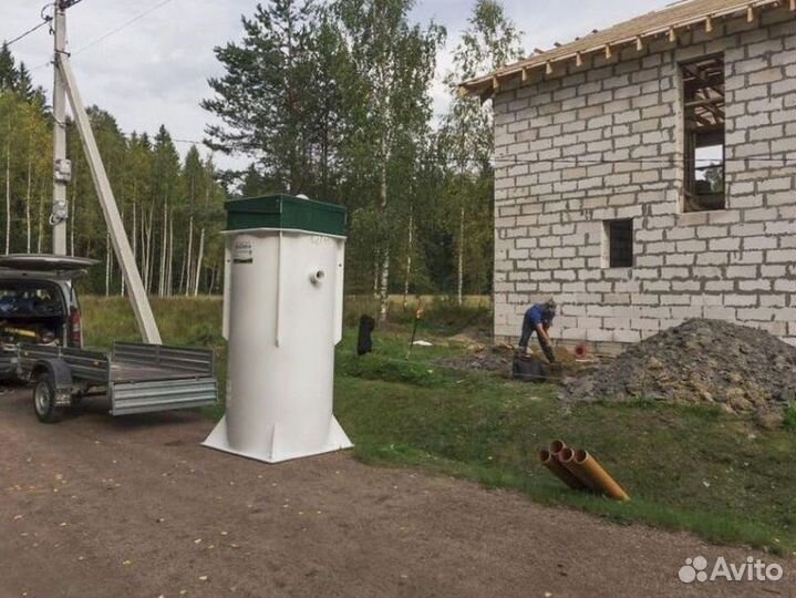 Автономная канализация под ключ. В любой грунт