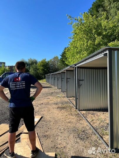 Гараж металлический