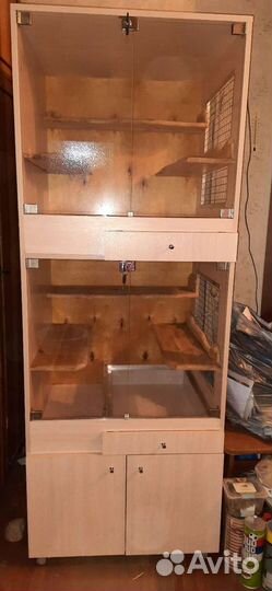 Витрина для грызунов: шиншилл, дегу, белок