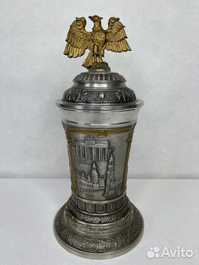 Коллекционная оловянная кружка 