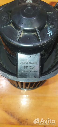 Моторчик печки nissan juke