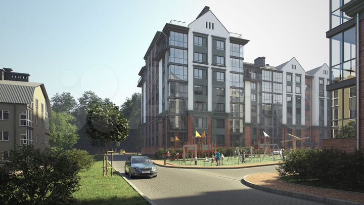 2-к. квартира, 64,3 м², 3/7 эт.