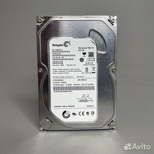 Внутренний жесткий диск Seagate ST3500418AS Barrac