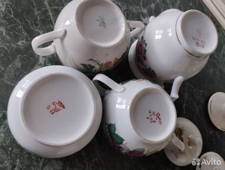 Сахарницы,чайник винтаж СССР