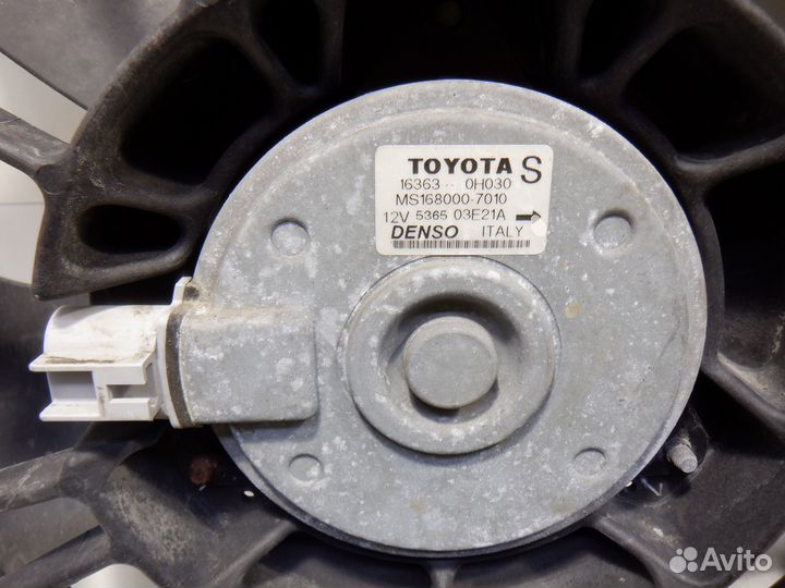 Электровентиляторы Диффузор Toyota Avensis 1azfse