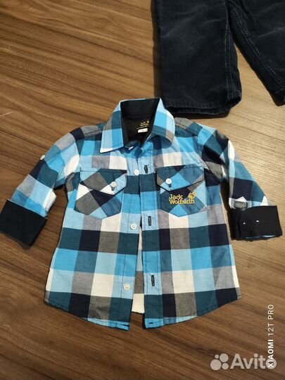 Рубашка на мальчика 80