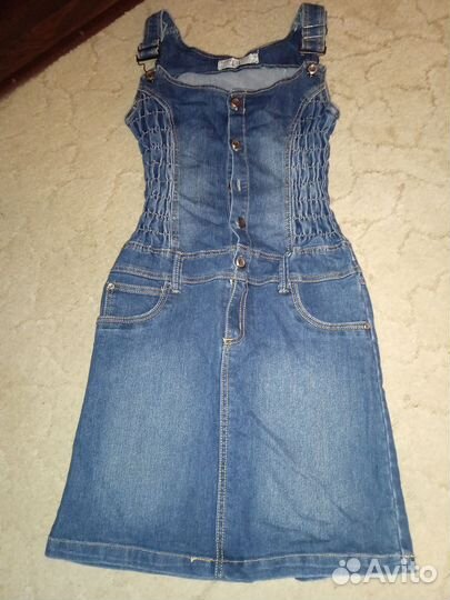 Джинсовый сарафан