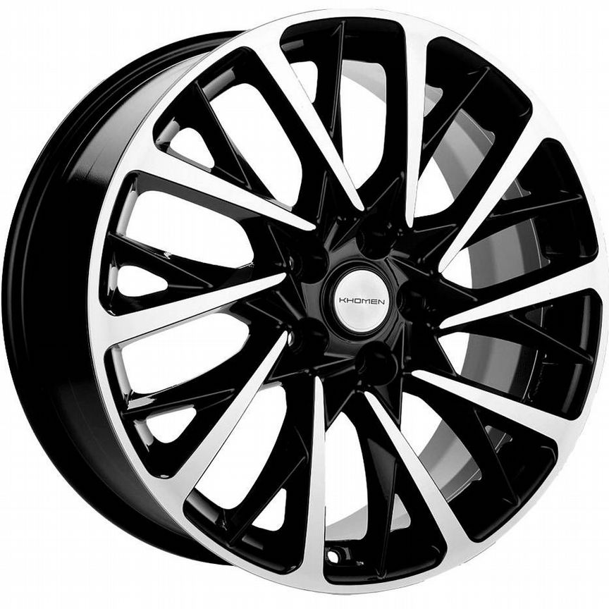 Диски Khomen KHW1804 7.5x18 5x108 ET40 D60.1 Black-FP
