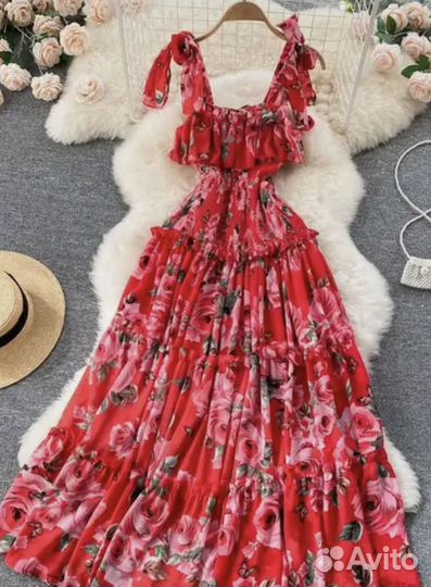 Платье-Сарафан летнее шифон