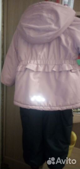 Зимний костюм для девочки 92