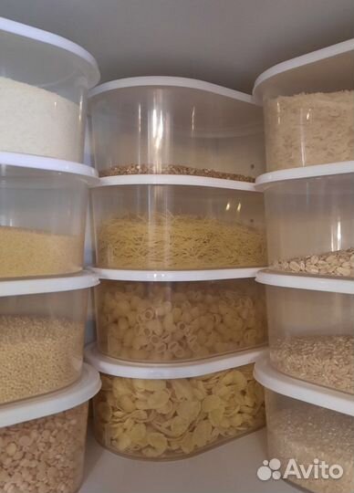 Новый набор контейнеров 6 шт по 1,5 л