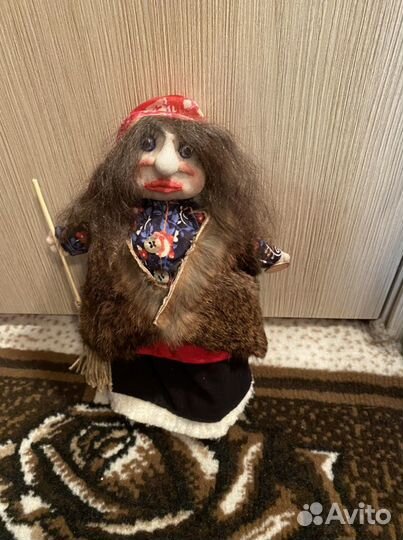 Кукла Ведьма, Баба -Яга ручной рабрты