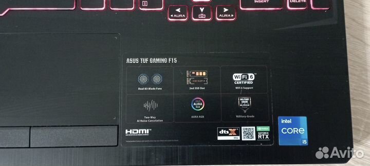 Asus tuf gaming f15 fx506