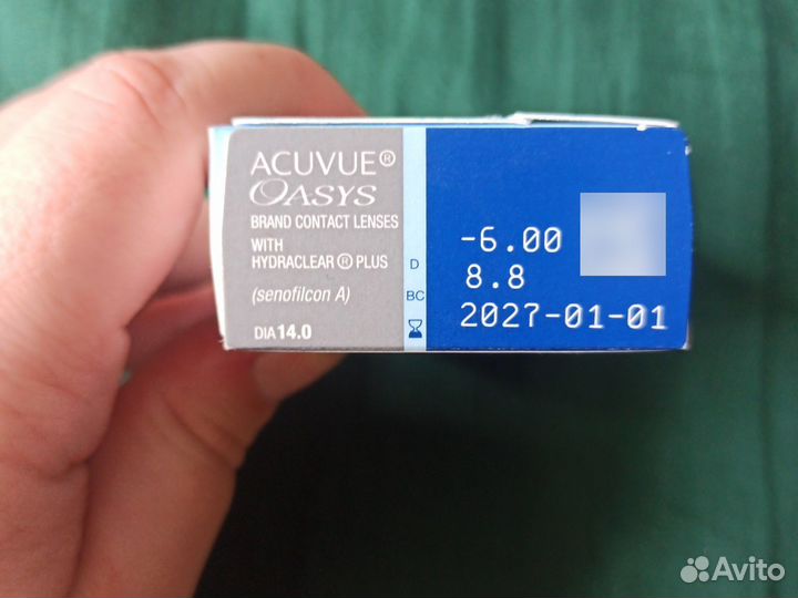 Линзы контактные acuvue oasys двухнедельные