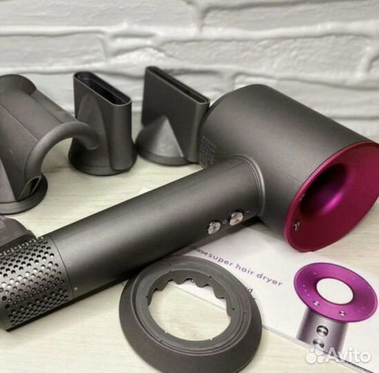 Фен Dyson Supersonic с 5 насадками