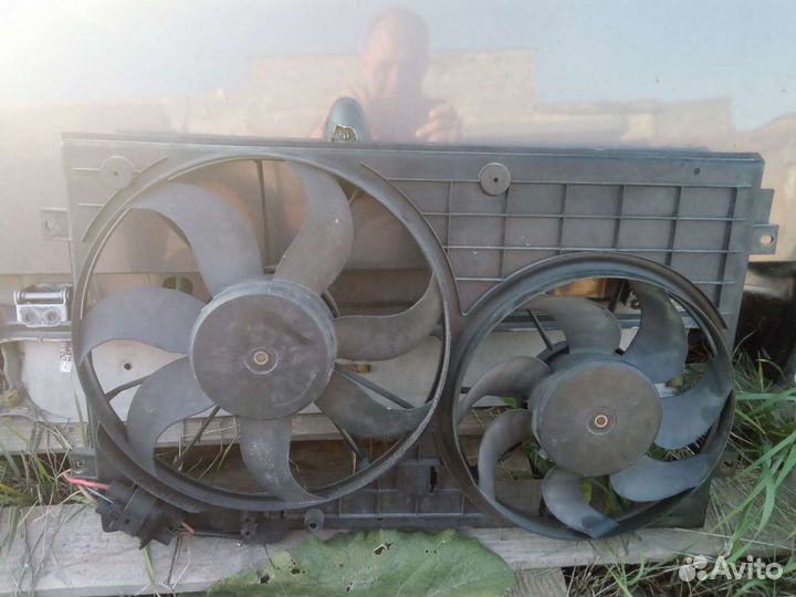 Вентиляторы охлаждения+ диффузор Шкода, Фольксваге