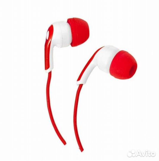 Наушники Perfeo handy с микрофоном, Розовые