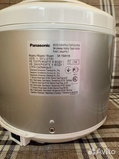 Мультиварка Panasonic SR-TMH18