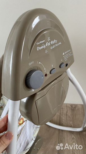 Детские электронные качели для новорожденных