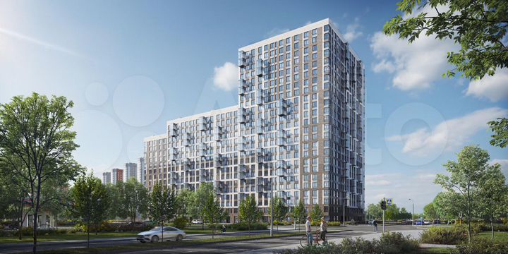 2-к. квартира, 54,5 м², 20/23 эт.