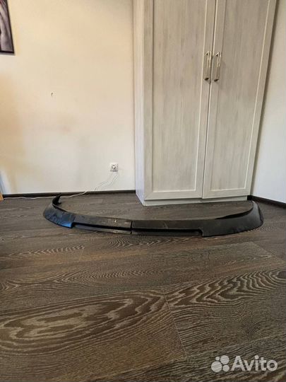 Губа на передний бампер toyota avensis 250