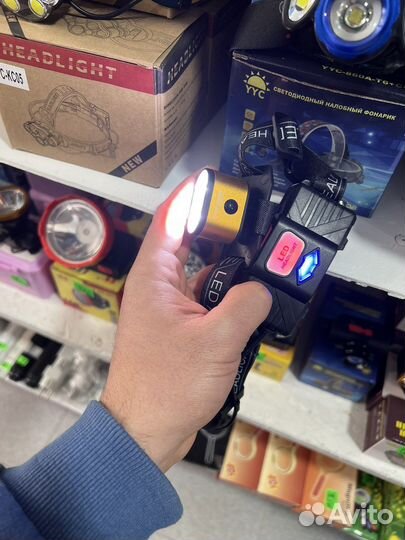 Фонарик налобный