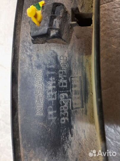 Nissan Qashqai J11 накладка заднего левого крыла