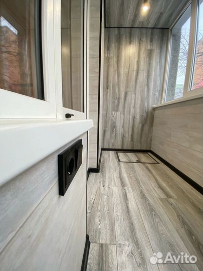 Отделка балкона