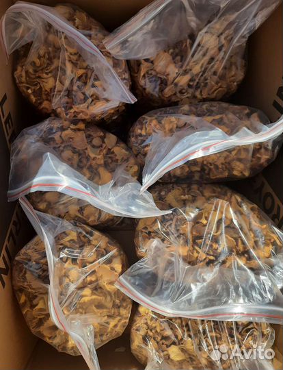 Сушеные грибы лисички, Лисички сушёные