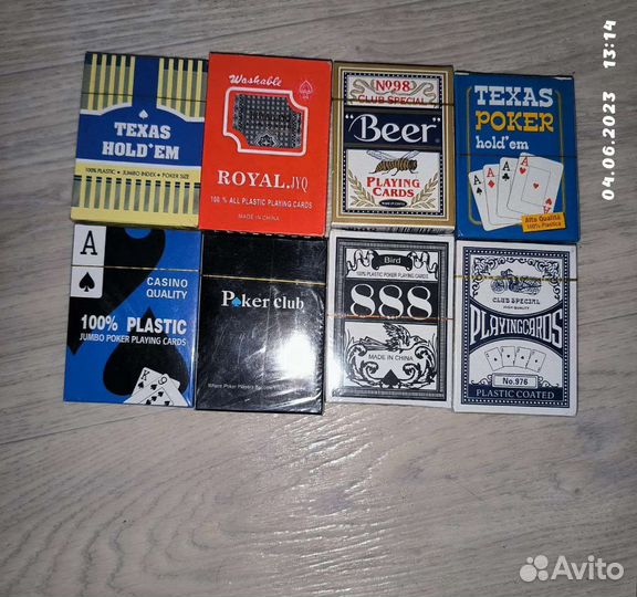 Игральные карты Bird и Beer