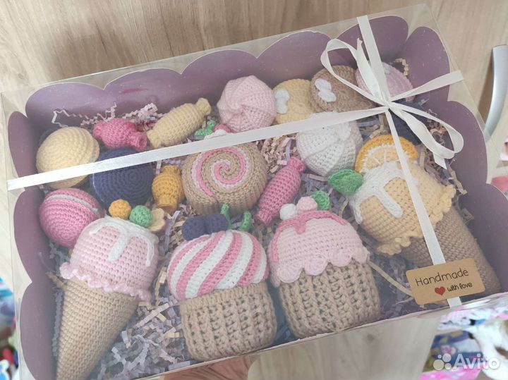 Набор вязаных сладостей