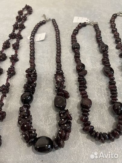 Бусы гранат