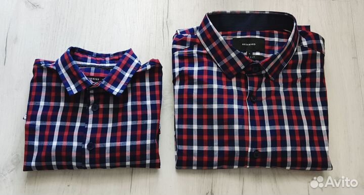 Рубашка с длинным рукавом 134 + размер L(50)