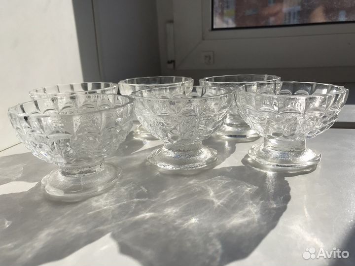Креманки хрустальные