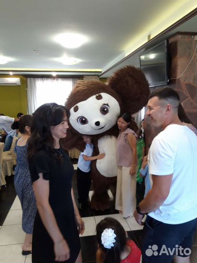 Поздравление Белый мишка Ушастик