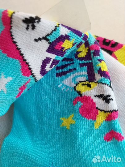 Носки детские яркие, набор 3 пары