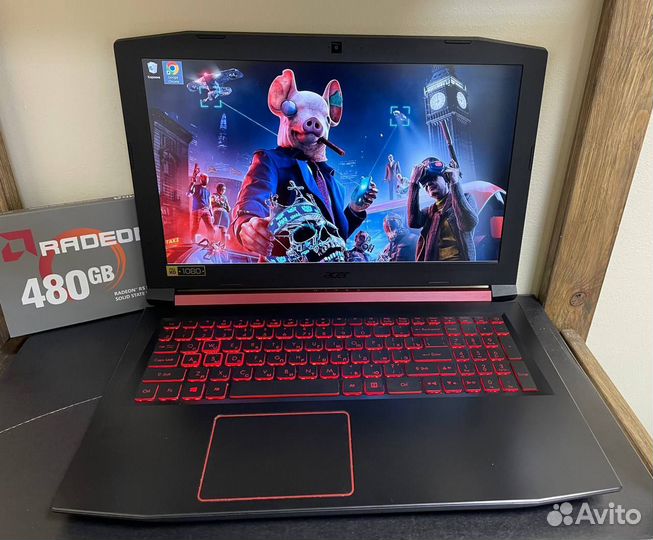 Игровой Acer Nitro FHD i5/MX150/12Gb/SSD 480Gb