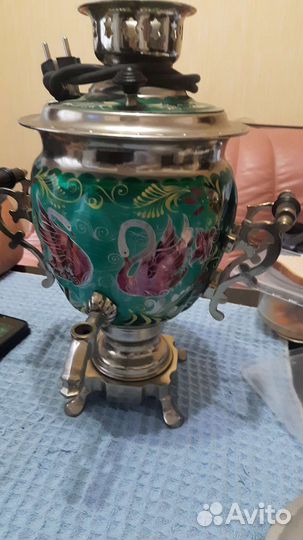 Самовар Тульский электрический расписной