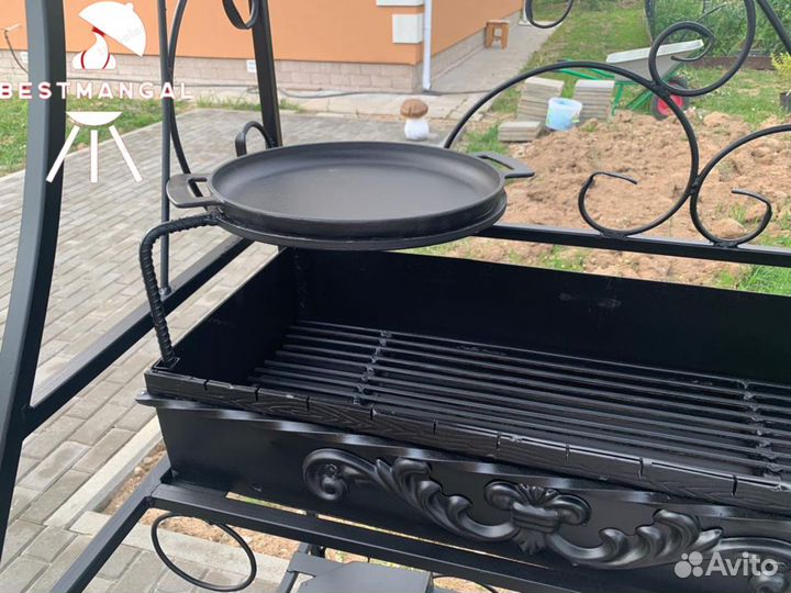 Мангал с крышей