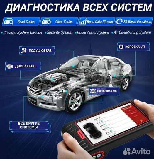 Автосканер мультимарочный Лаунч Thinkscan MAX